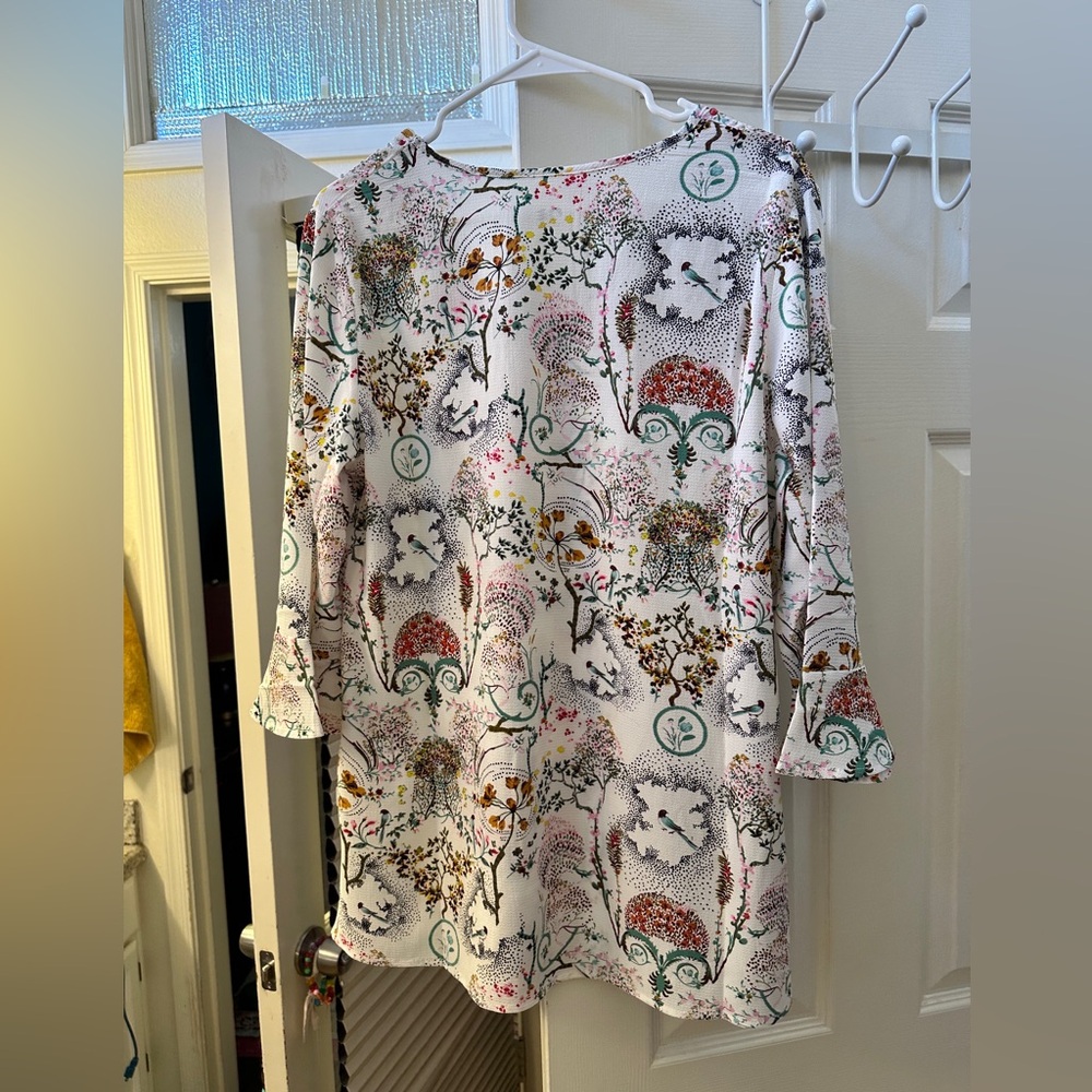 Floral Patterned Swimsuit Cover - Picture 3 of 4